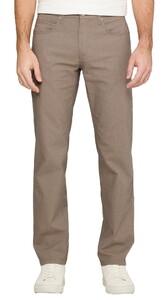 MAC Arne Yarn Dyed Stretch Broek Hot Fudge