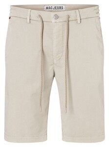 MAC Jog'n Short Jersey Sweat Denim Bermuda Smoothly Beige