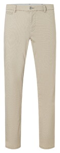 MAC Lennox Printed Broken Twill Broek Smoothly Beige