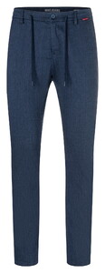 MAC Lennox Sport Linnen Stretch Cool Touch Broek Nautic Blue