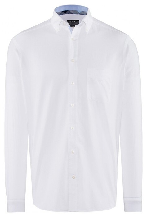 Maerz Bright White Button Down Shirt Clear White