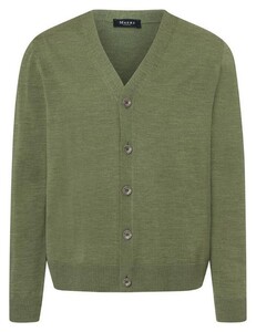 Maerz Button Cardigan Green Hummus