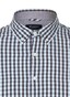 Maerz Button-Down Duo Check Shirt Chocolate