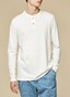 Maerz Button Shirt Long Sleeve T-Shirt Off White