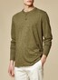 Maerz Button Shirt Long Sleeve T-Shirt Olive Paste