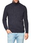Maerz Col Striped Structure Pullover Navy