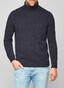 Maerz Col Striped Structure Pullover Navy