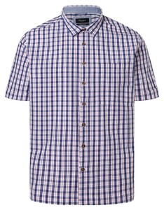Maerz Cotton Check Short Sleeve Overhemd Light Rosa