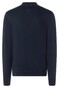 Maerz Cotton Knit Zip Stand-Up Collar Vest Navy