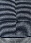 Maerz Cotton Linen Small Stripe Knit Crew Neck Pullover Navy