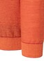 Maerz Cotton Linen Small Stripe Knit Crew Neck Pullover Tangerine