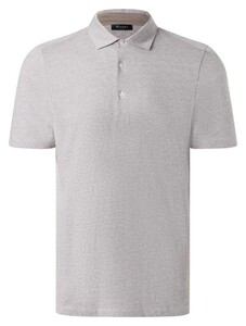 Maerz Cotton Linnen Faux Uni Subtle Texture Polo Twig