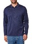 Maerz Cotton Long Sleeve Polo Pullover Dodger Blue