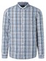 Maerz Cotton Poplin Button-Down Check Overhemd Faded Mint