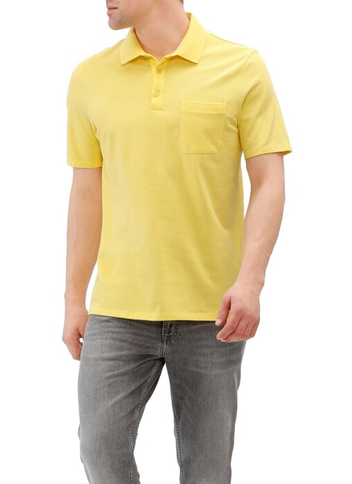 Maerz Cotton Uni Polo Poloshirt Mai Tai Yellow