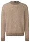 Maerz Crew Neck Wool Rib Knit Pullover Choco Brown