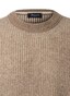 Maerz Crew Neck Wool Rib Knit Pullover Choco Brown