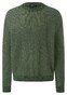 Maerz Crew Neck Wool Rib Knit Pullover Dark Green