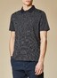 Maerz Dotted Contrast Polo Navy