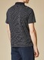 Maerz Dotted Contrast Poloshirt Navy