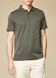 Maerz Dotted Contrast Poloshirt Olive Paste
