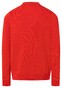 Maerz Duo Color Knit Faux Uni Organic Cotton Cardigan Caribbean Red