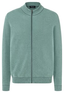 Maerz Duo Color Knit Faux Uni Organic Cotton Vest Mud Green