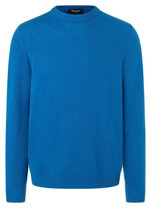 Maerz Extrafine Merino - Geelong Pullover Intensive Blue