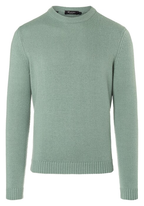 Maerz Extrafine Merino - Geelong Pullover Ivy Green