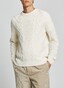 Maerz Fine Cable Structure Pullover Clear White