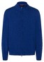 Maerz Fine Cotton Knit Uni Color Cardigan Nautic Blue
