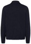 Maerz Fine Cotton Knit Uni Color Cardigan Navy