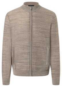 Maerz Fine Structure Wool-Cotton Blend Vest Twig