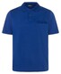 Maerz Fine Uni Mercerized Cotton Polo Nautic Blue