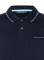 Maerz Fine Uni Mercerized Cotton Polo Navy