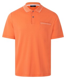 Maerz Fine Uni Mercerized Cotton Poloshirt Tangerine