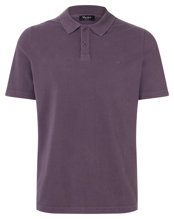 Maerz Garment Dyed Piqué Silky Finish Polo Old Lavender