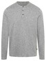 Maerz Henley Long Sleeve Cotton T-Shirt Mercury Grey