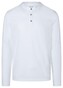 Maerz Henley Long Sleeve Cotton T-Shirt Pure White