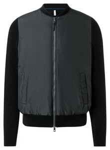 Maerz Knit Cardigan Jacket Zip Marine