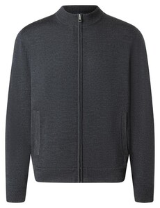 Maerz Knit Pocket Cardigan Merino Anthracite Grey