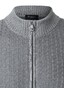 Maerz Knit Texture Cardigan Garment Dyed Grey Rock