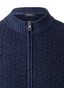 Maerz Knit Texture Cardigan Garment Dyed Navy