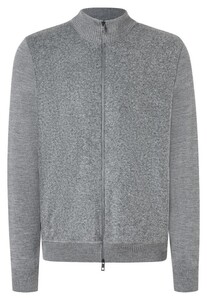 Maerz Knit Zip Merino Superfine Cardigan Gresh