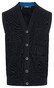 Maerz Knitted Buttons Contrast Waistcoat Navy