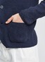 Maerz Knitted Cotton Blazer Cardigan Navy