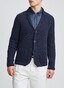 Maerz Knitted Cotton Blazer Vest Navy