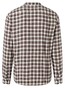 Maerz Light Flanel Check Button Down Overhemd Donker Groen