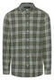 Maerz Light Flanel Check Overhemd Donker Groen