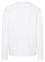 Maerz Long Sleeve Crew Neck Cotton T-Shirt Pure White